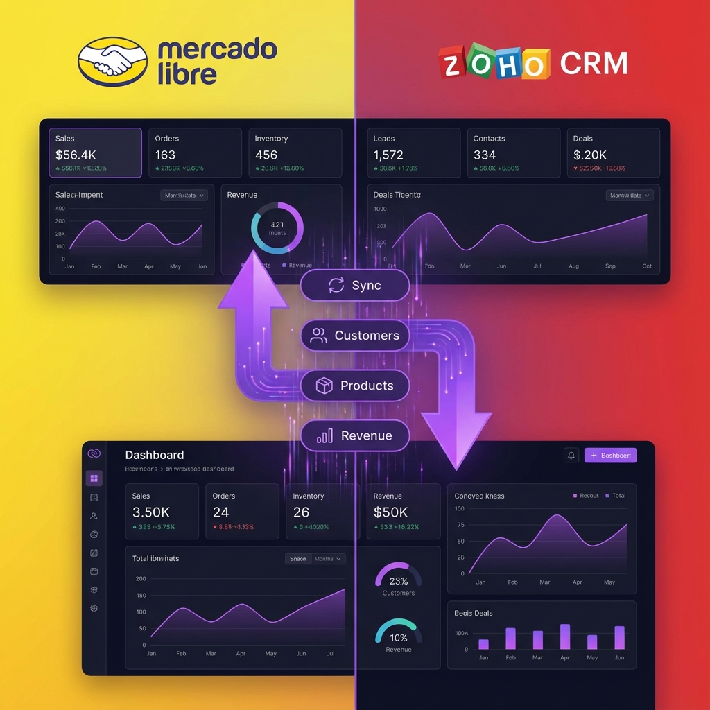 Integración Automatizada Mercado Libre - Zoho CRM